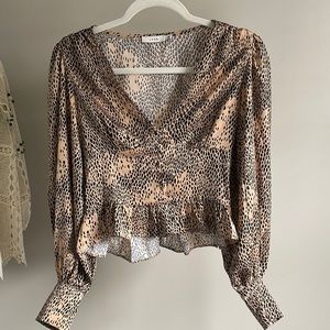 Leopard Blouse From Dry Goods